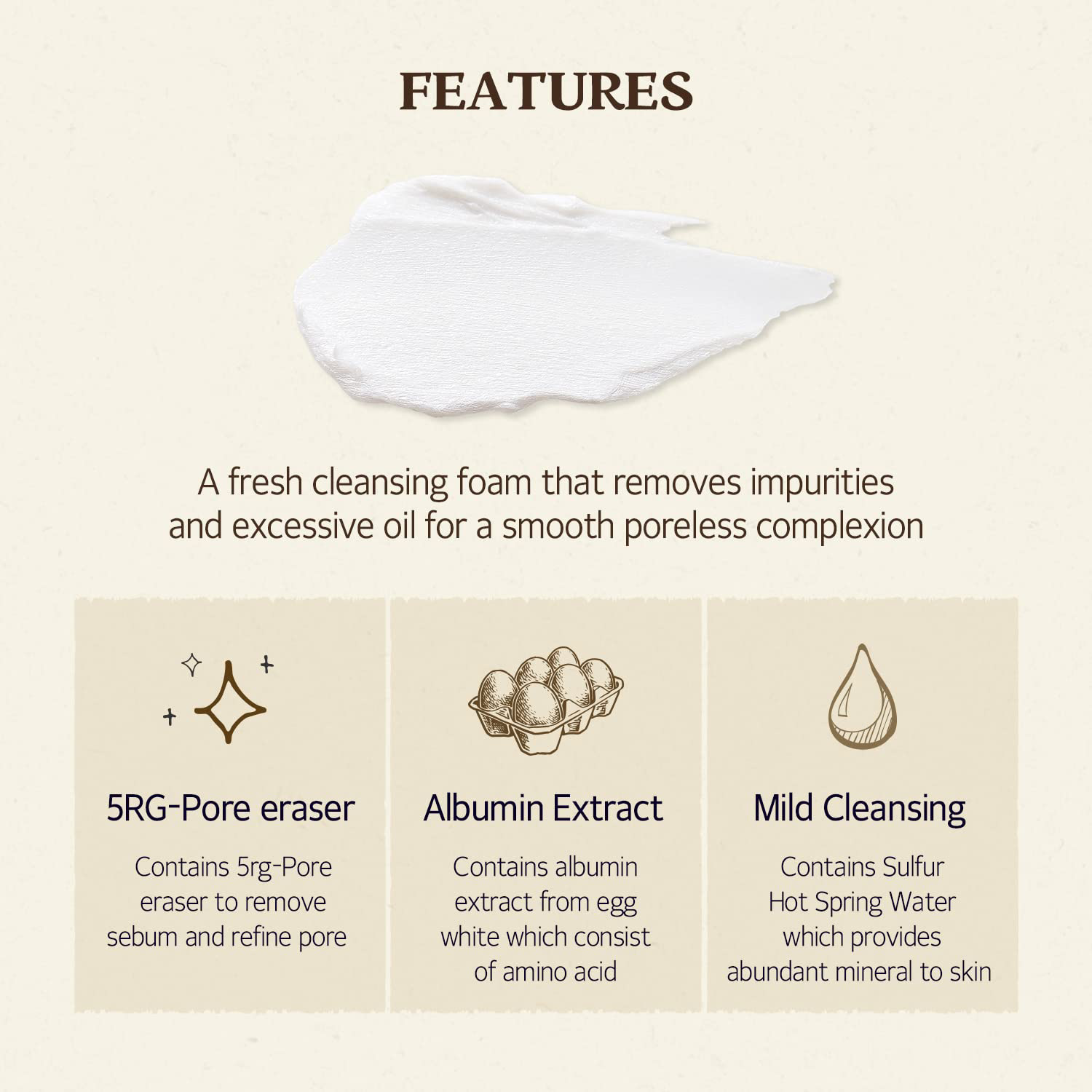 Skinfood - Egg White Perfect Pore Cleansing Foam 150ml.