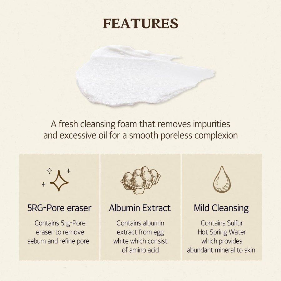 Skinfood - Egg White Perfect Pore Cleansing Foam 150ml.