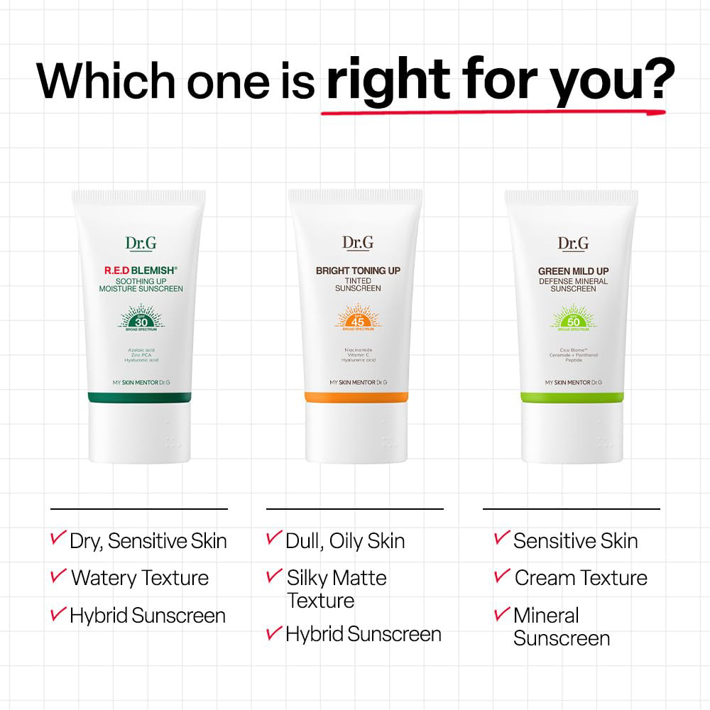 Dr.G - R.E.D Blemish Soothing Up Sun SPF50+ PA++++ 50ml.