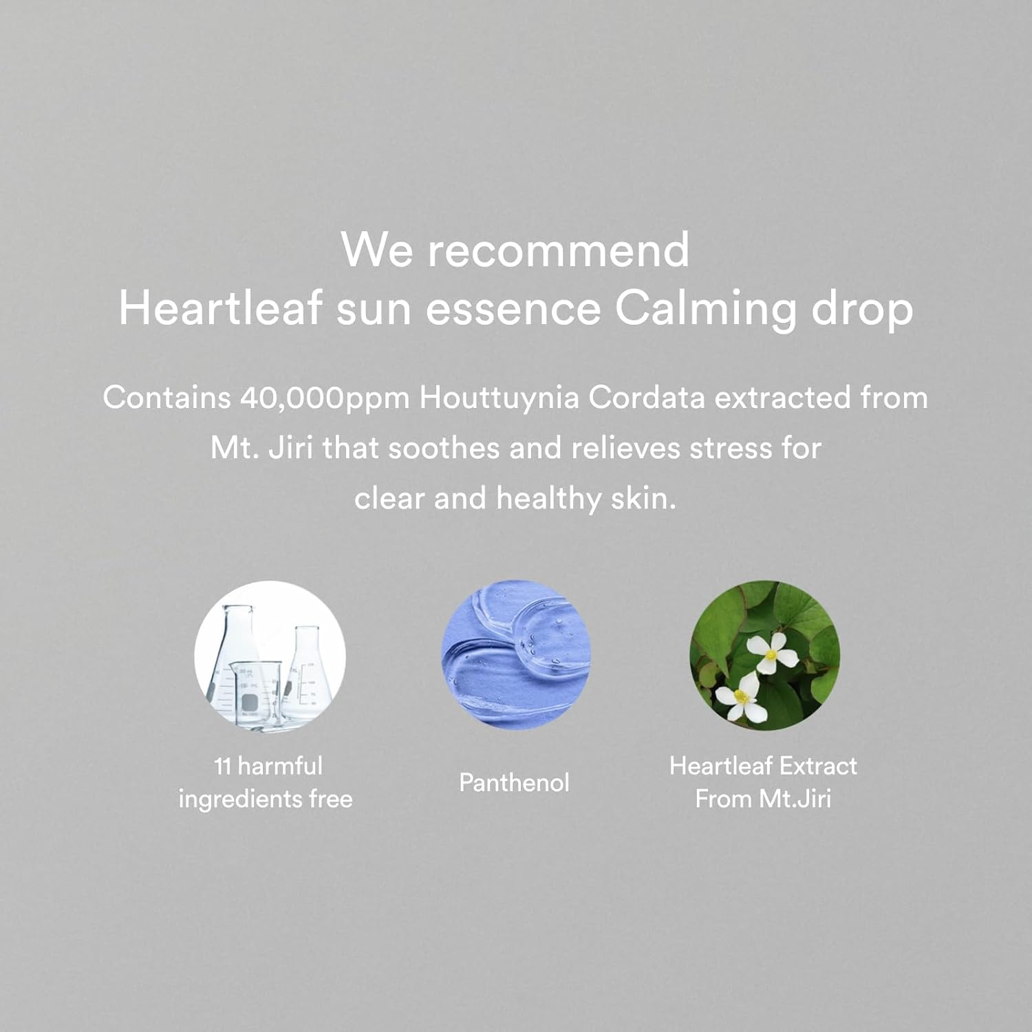 Abib - Heartleaf Sun Essence Calming Drop 50ml.