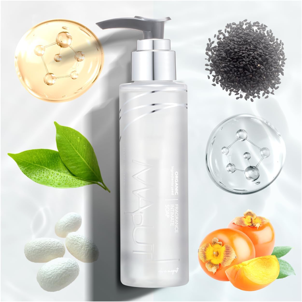Maputi - Organic Fragrance Delicate Deodorizing Moisturizing Feminine Intimate Soap 120ml.