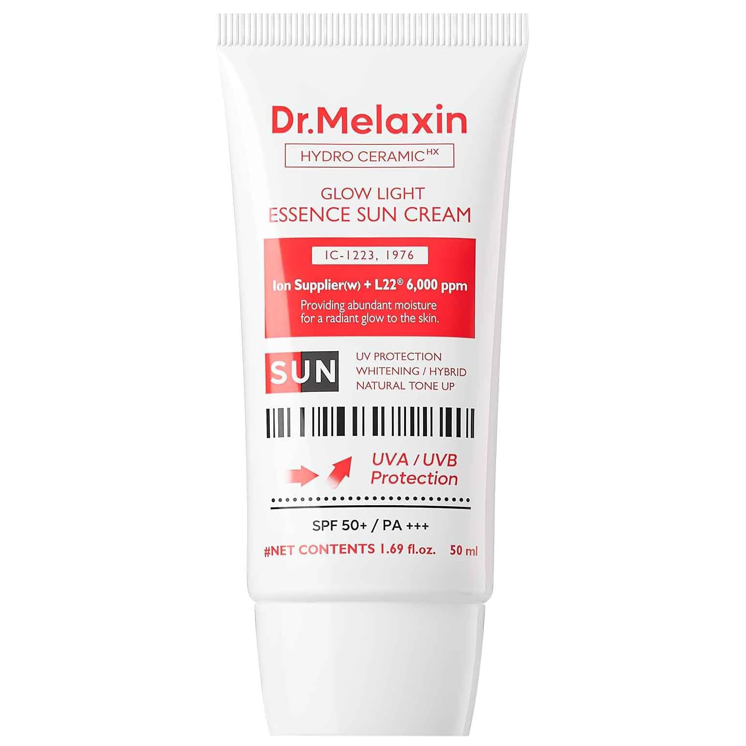 Dr.Melaxin - Hydro Ceramic Glow Light Tone Up Whitening Essence Sunscreen SPF50+ PA+++ 50ml.