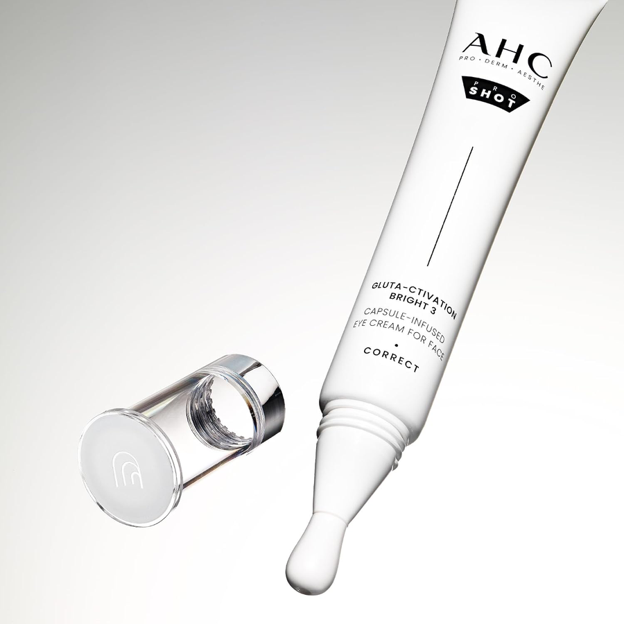 AHC - Pro Shot Gluta-Ctivation Bright 3 Capsule-Infused Eye Cream For Face 30ml.