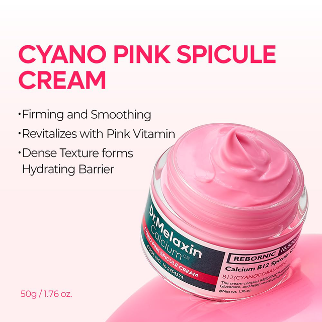 Dr.Melaxin - Cemenrete CX Cyano Pink Spicule Cream with Calcium B12 50ml.