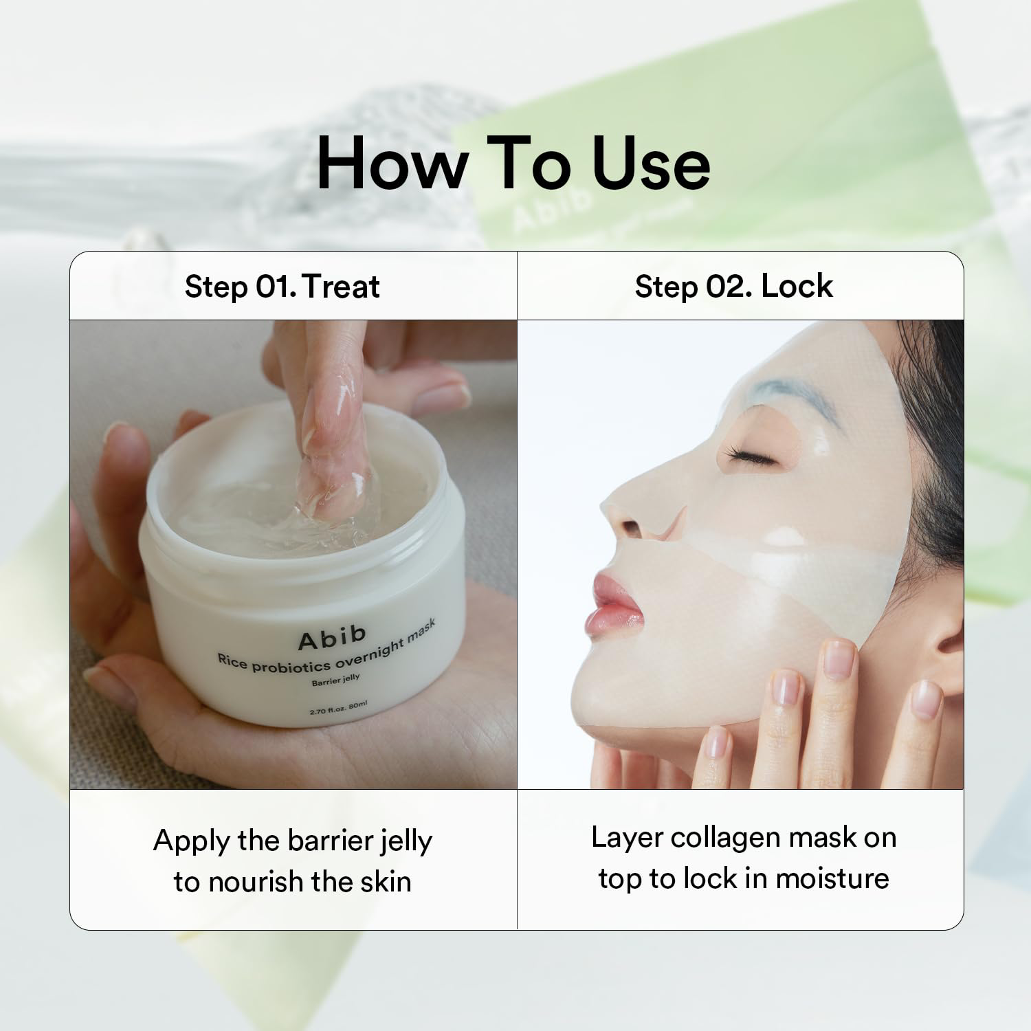 Abib - Collagen Gel Mask Heartleaf Jelly 27ml. (Pack of 3)