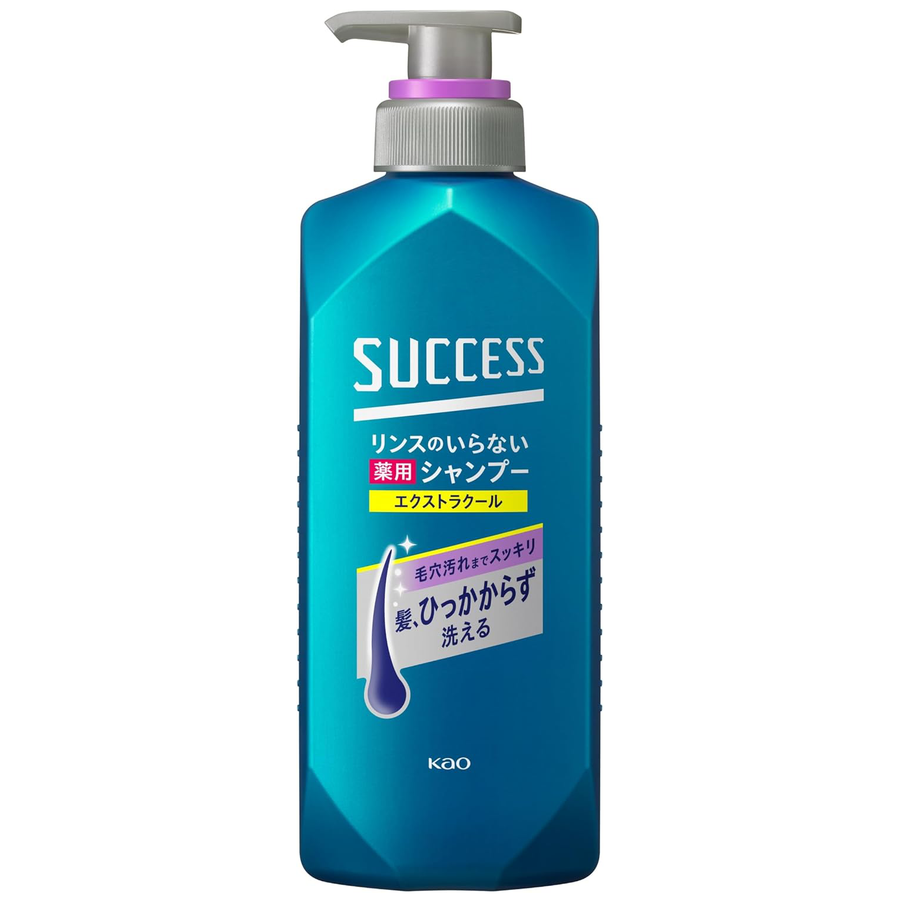 Success - Kao - Rinse Hair Activator Fragrance Free for Men, Smooth Type 400ml.