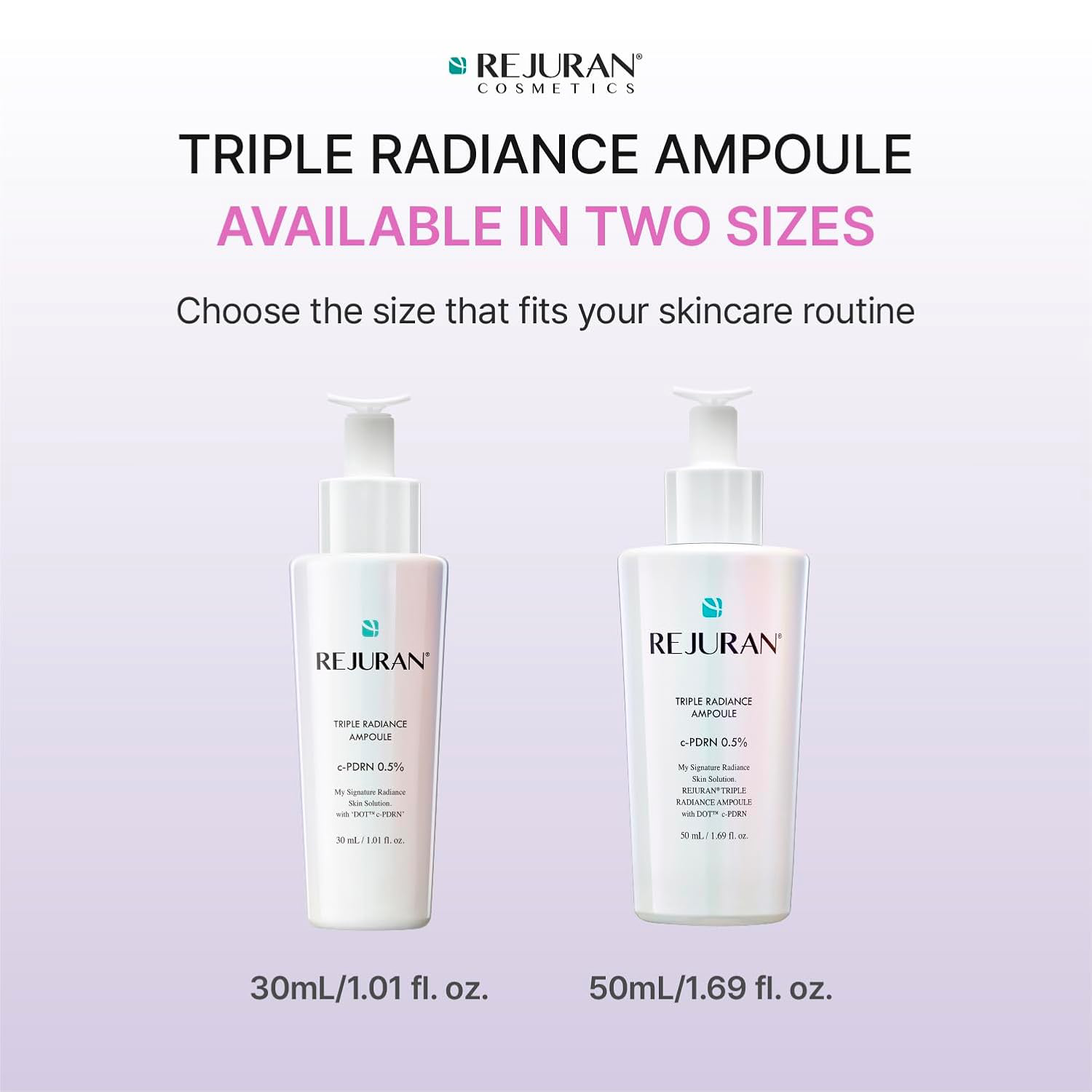 REJURAN - Triple Radiance Ampoule c-PDRN 0.5% 50ml.