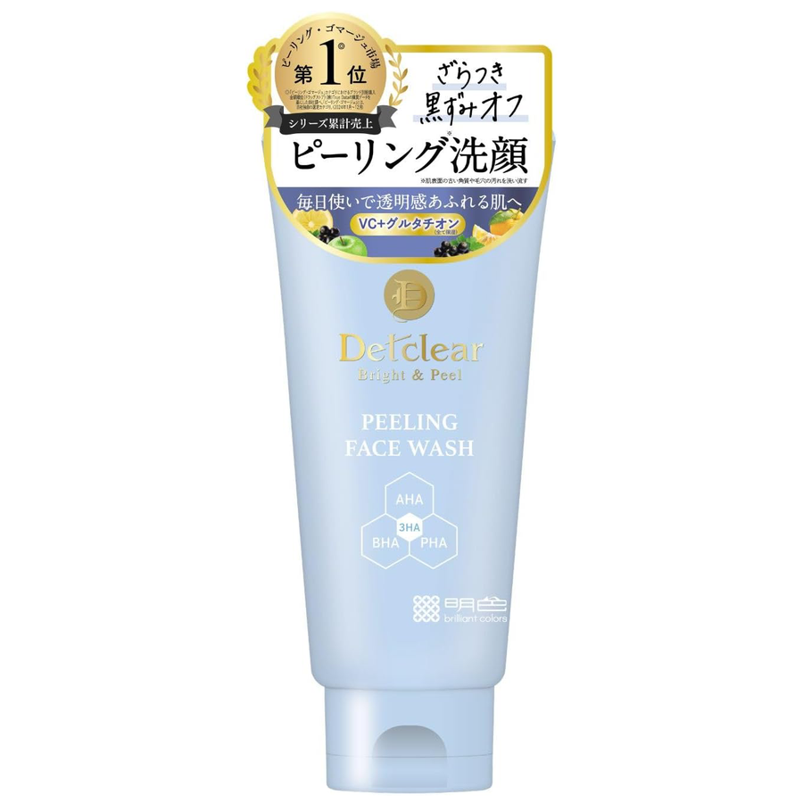 Meishoku - Meishoku Detclear Bright & Peel Peeling Face Wash with AHA, BHA, PHA 120g.