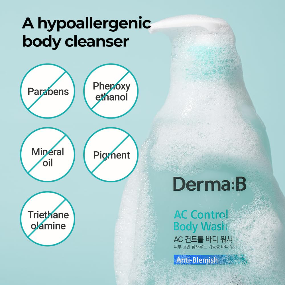 DERMA B - AC Control Body Wash 420ml.