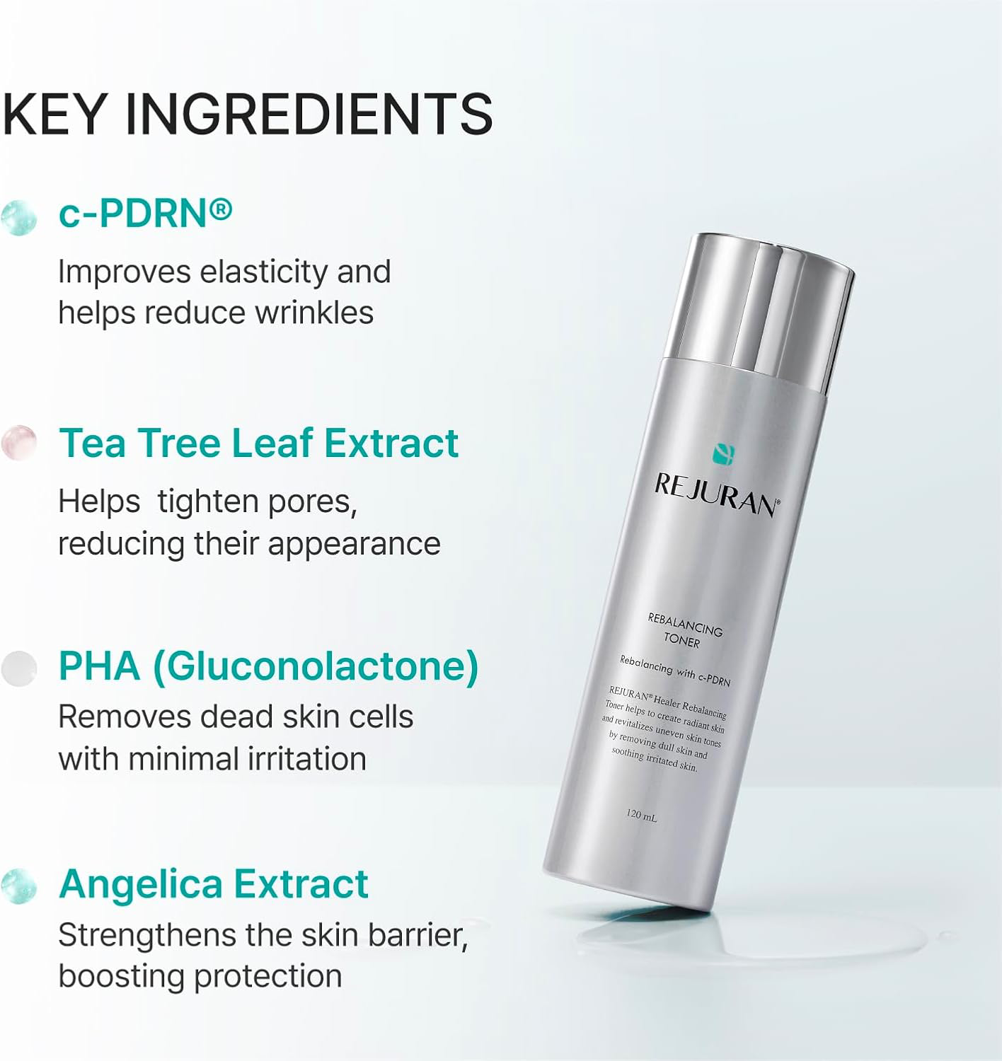 REJURAN - Rebalancing Toner with c-PDRN 120ml.