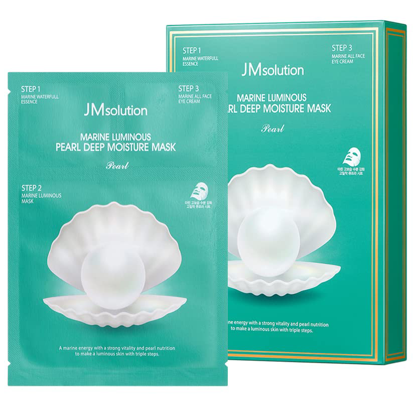 JM Solution - Marine Luminous Pearl Moisture Mask Pearl 24ml. (Pack of 3)