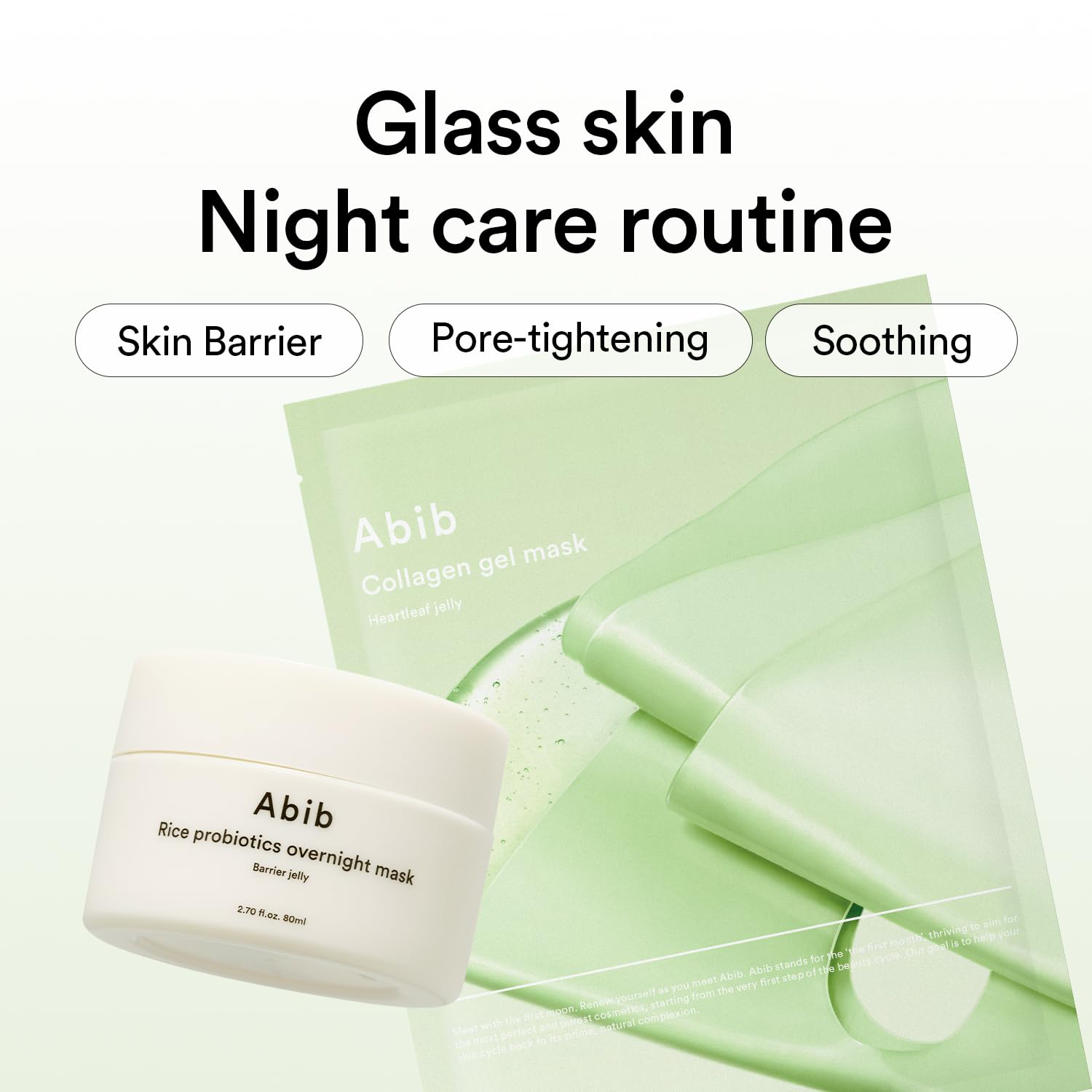 Abib - Collagen Gel Mask Heartleaf Jelly 27ml. (Pack of 3)
