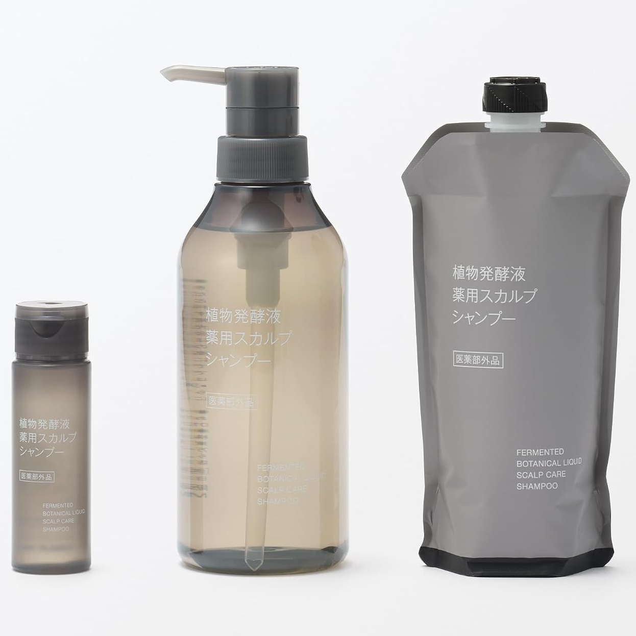 MUJI - Fermented Botanical Liquid Scalp Care Shampoo 400ml.