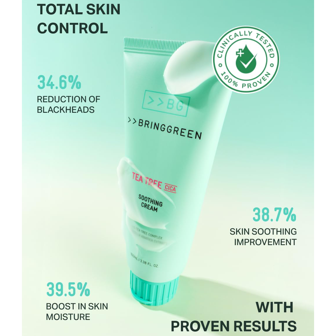 Bringgreen - Tea Tree Cica Soothing Cream 100ml.