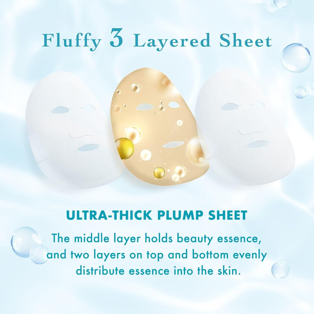 Lululun - Hydra F Mask Azelaic Acid Face Masks 504ml. (28 Sheets)