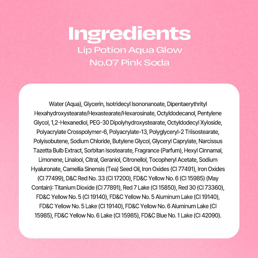 Alternative Stereo - Lip Potion Aqua Glow #07 Pink Soda 9ml.