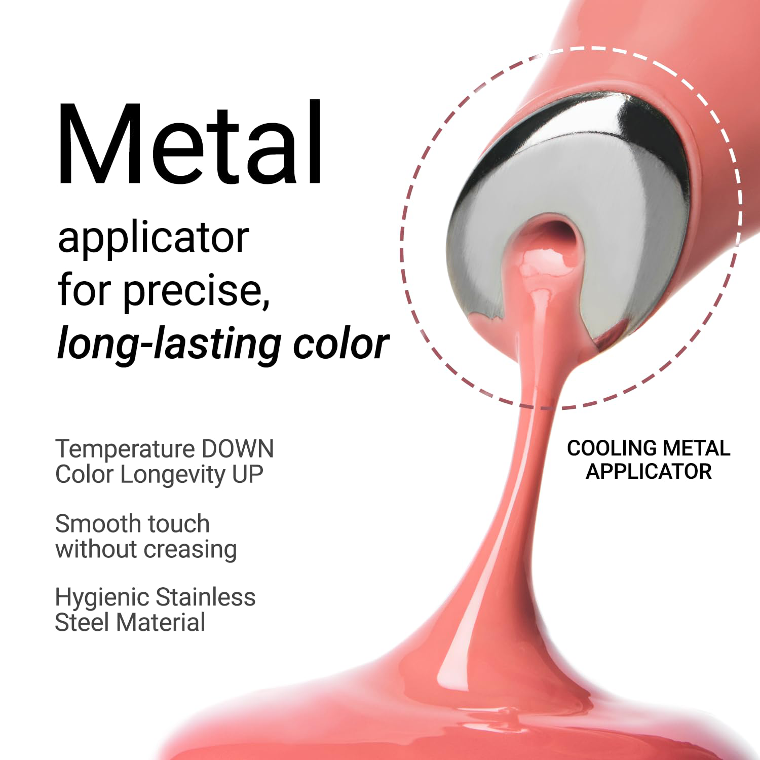 Jung Saem Mool - Lip Metal Serum Gloss #Tawny Peach 10ml.