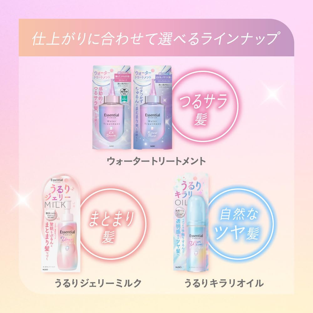 Essential - Kao - Premium Ururi Jelly Milk, Sparkle Moist 140ml.