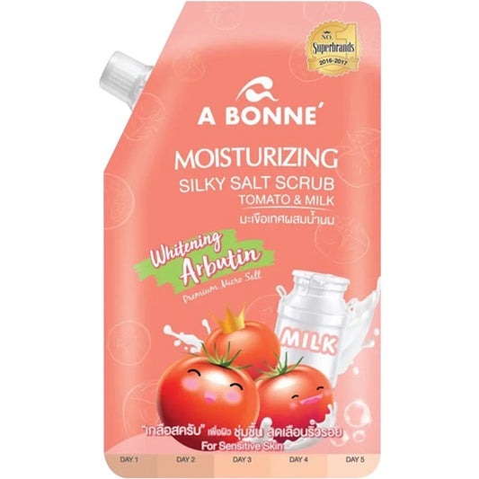 A Bonne' - Moisturizing Silky Salt Scrub Tomata & Milk 350g.
