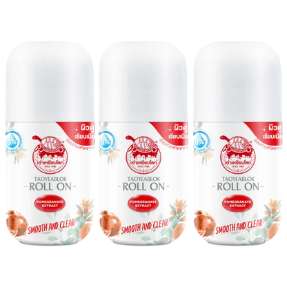 Taoyeblok - Smooth and Clear Roll-on Deodorant 30ml. (Pack of 3)