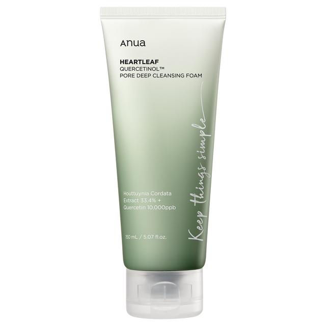 Anua - Heartleaf Quercetinol Pore Deep Cleansing Foam 150ml.