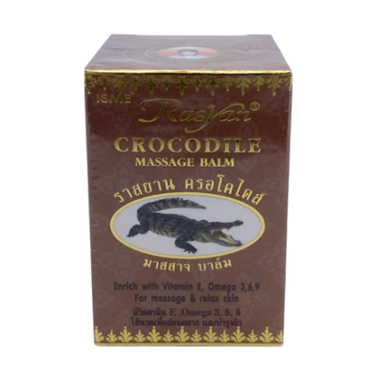 ISME - Crocodile Massage Balm with Vitamin E, Omega 3, 6 and 9, 50g.