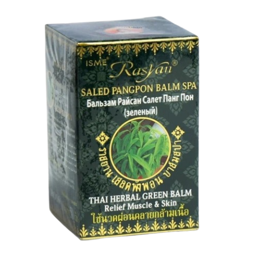 ISME - Salad Pangpon Blam Spa, Thai Herbal Green Balm 50g.