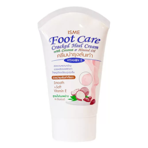 ISME - Foot Care Cracked Heel Cream with Coconut & Almond Oil 80g.