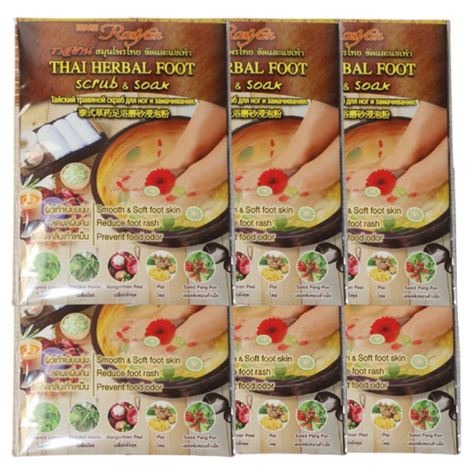 ISME - Thai Herbal Foot Scrub & Soak 20g. (Pack of 6)