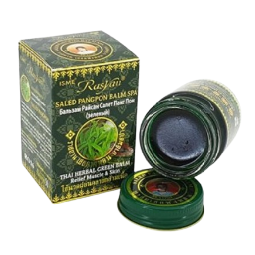 ISME - Salad Pangpon Blam Spa, Thai Herbal Green Balm 50g.