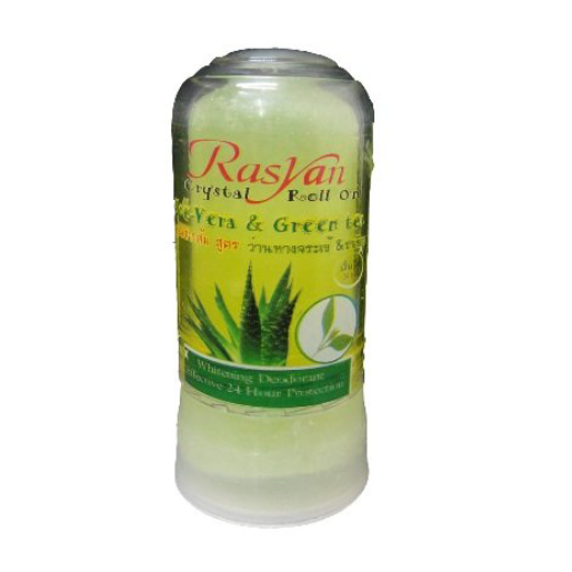 ISME - Crystal Roll-On Alum, Natural White, Ginger & Tamarind, Aloe Vera & Green Tea, Mangosteen 80g. (Mix of 4 Scents)