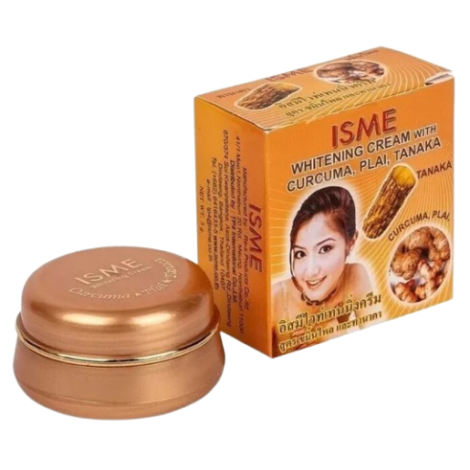 ISME - Whitening Cream with Curcuma, Plai, Tanaka 3g. (Pack of 3)