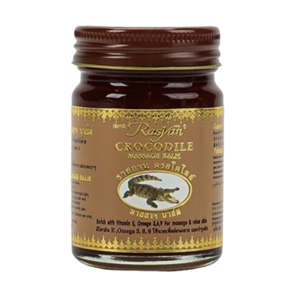 ISME - Crocodile Massage Balm with Vitamin E, Omega 3, 6 and 9, 50g.