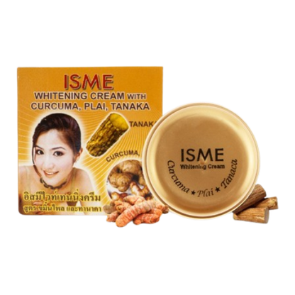 ISME - Whitening Cream with Curcuma, Plai, Tanaka 3g. (Pack of 3)