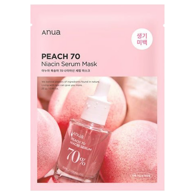 Anua - Peach Niacin Serum Mask 25ml. (Pack of 6)
