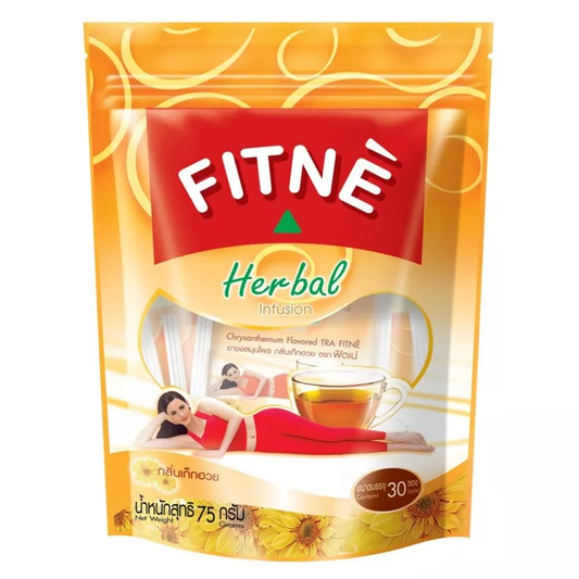 Fitne - Herbal Infusion, Chrysanthemum Flavored TRA FITNE' Tea (30 x 2.5g. tea bags)