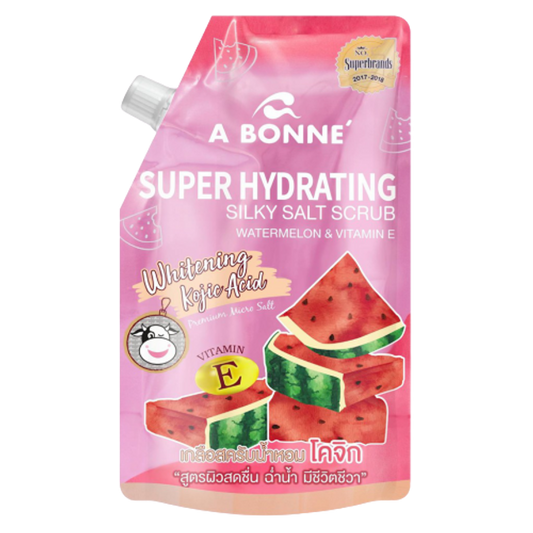 A Bonne' - Super Hydrating Silky Salt Scrub Watermelon & Vitamin E 350ml.