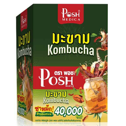 Posh Medica - Tamarind Kombucha Fermented Tea 20g. (Pack of 6 sachets)