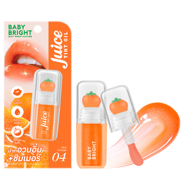 Baby Bright - Juice Tint Oil, Very Orange 3.1g.