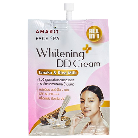 Amarit - Whitening DD Cream Tanaka 8ml. (Pack of 3)