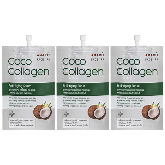 Amarit - Coco Collagen Anti-Aging Serum 10ml. (Pack of 3)