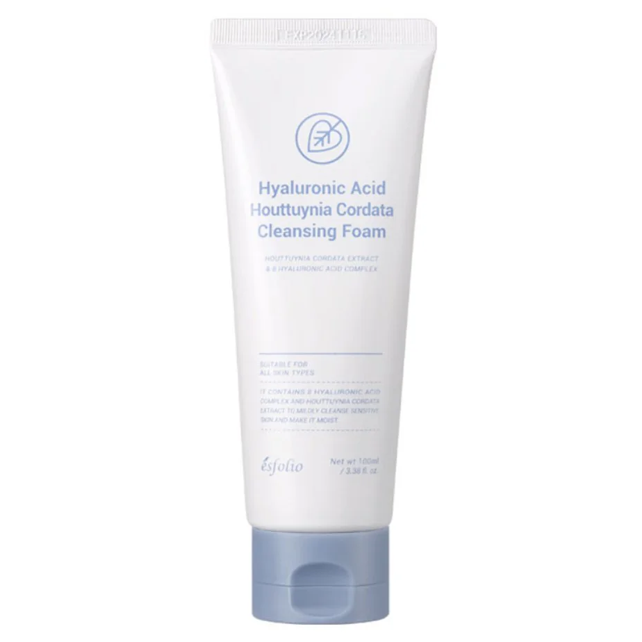 Esfolio - Hyaluronic Acid Houttuynia Cordata Cleansing Foam 100ml.