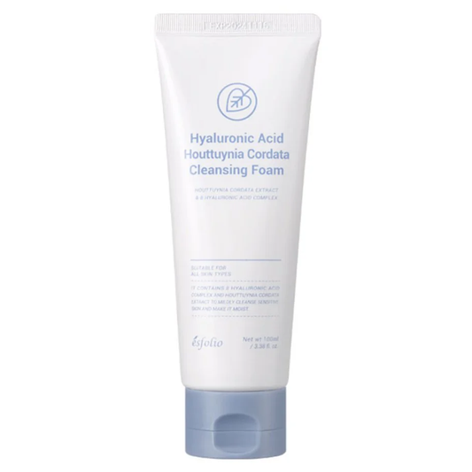 Esfolio - Hyaluronic Acid Houttuynia Cordata Cleansing Foam 100ml.