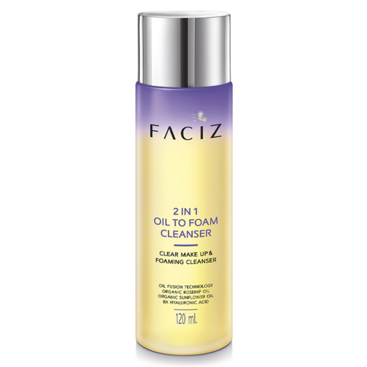 Faciz - 2in1 Oil To Foam Cleanser 120ml.