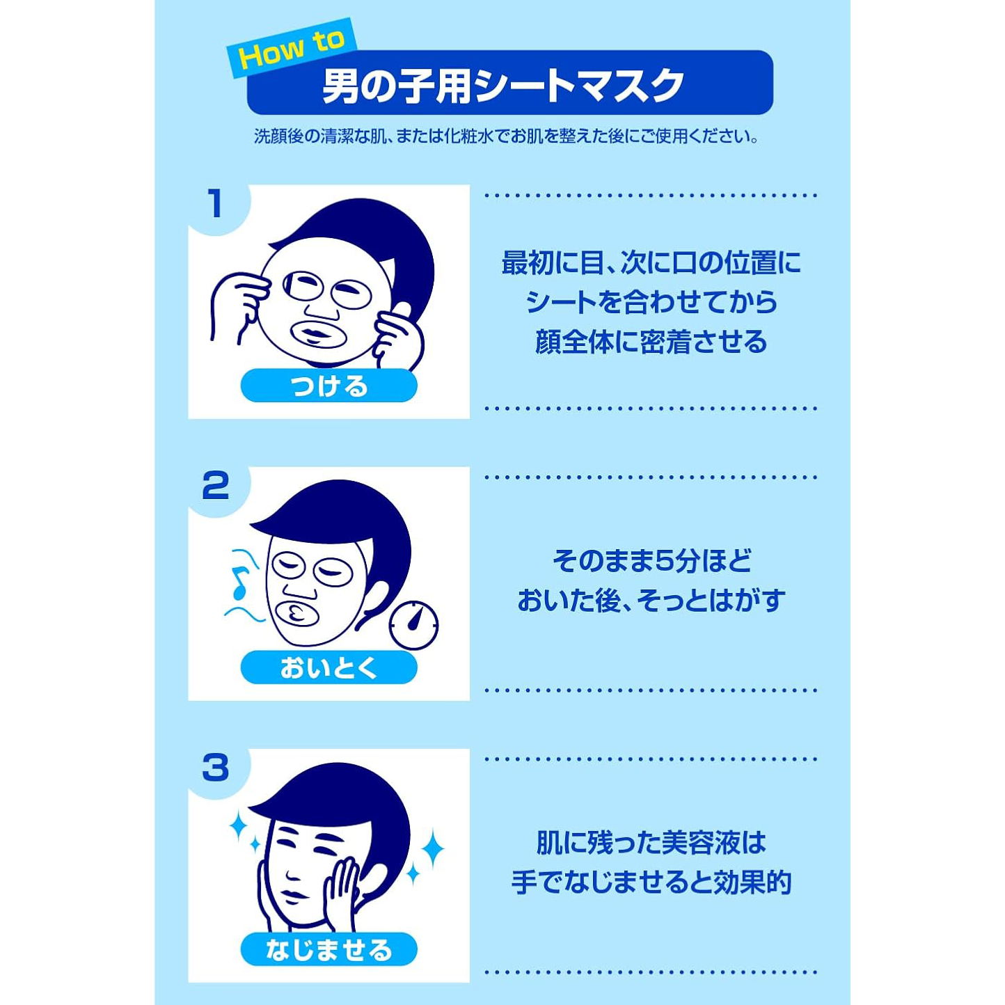 Keana Nadeshiko - Men's Mask (10 Sheets)