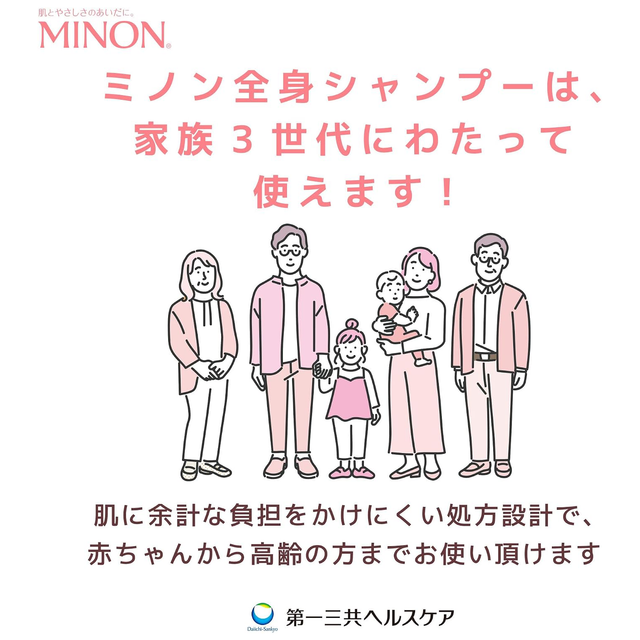 Minon - Foam Body Wash For Sensitive Skin 500ml.