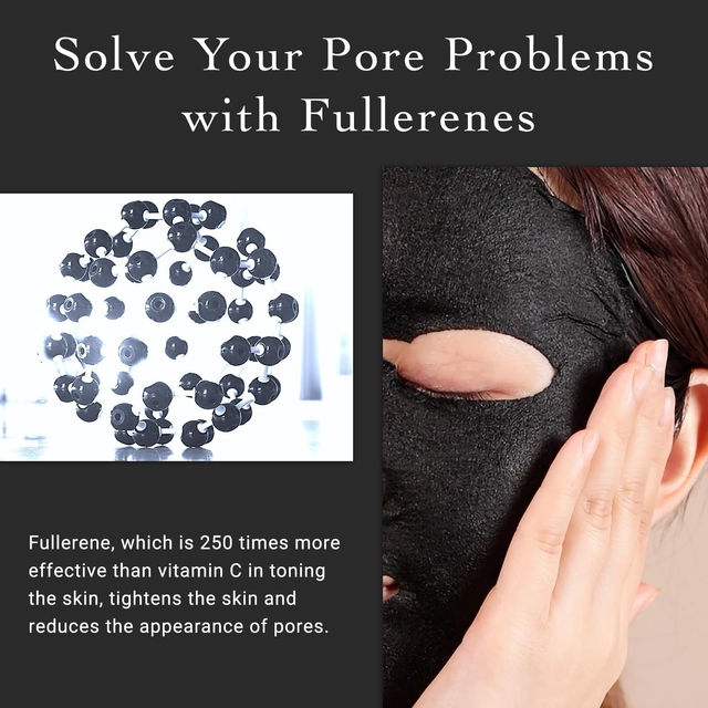 Lululun - Hydra F Mask Fullerenes Face Masks 114ml. (7 Sheets)