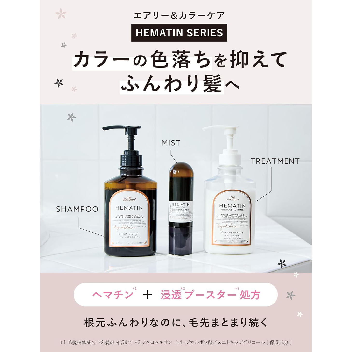 myBoostars - Hematin Boost-Airy Volume & Color Care Mist 90ml.