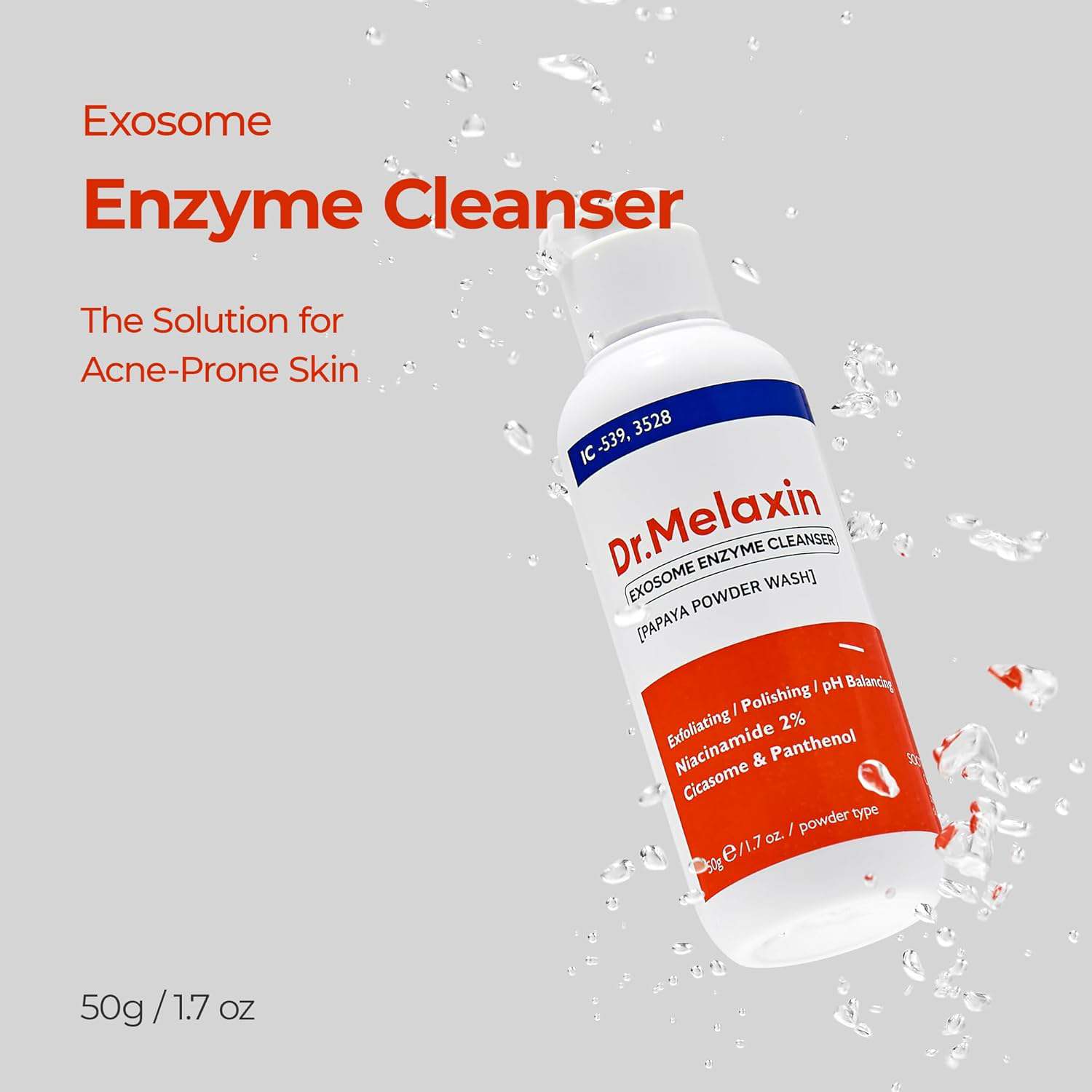 Dr.Melaxin - Exosome Enzyme Cleanser Papaya Powder Wash 50g.
