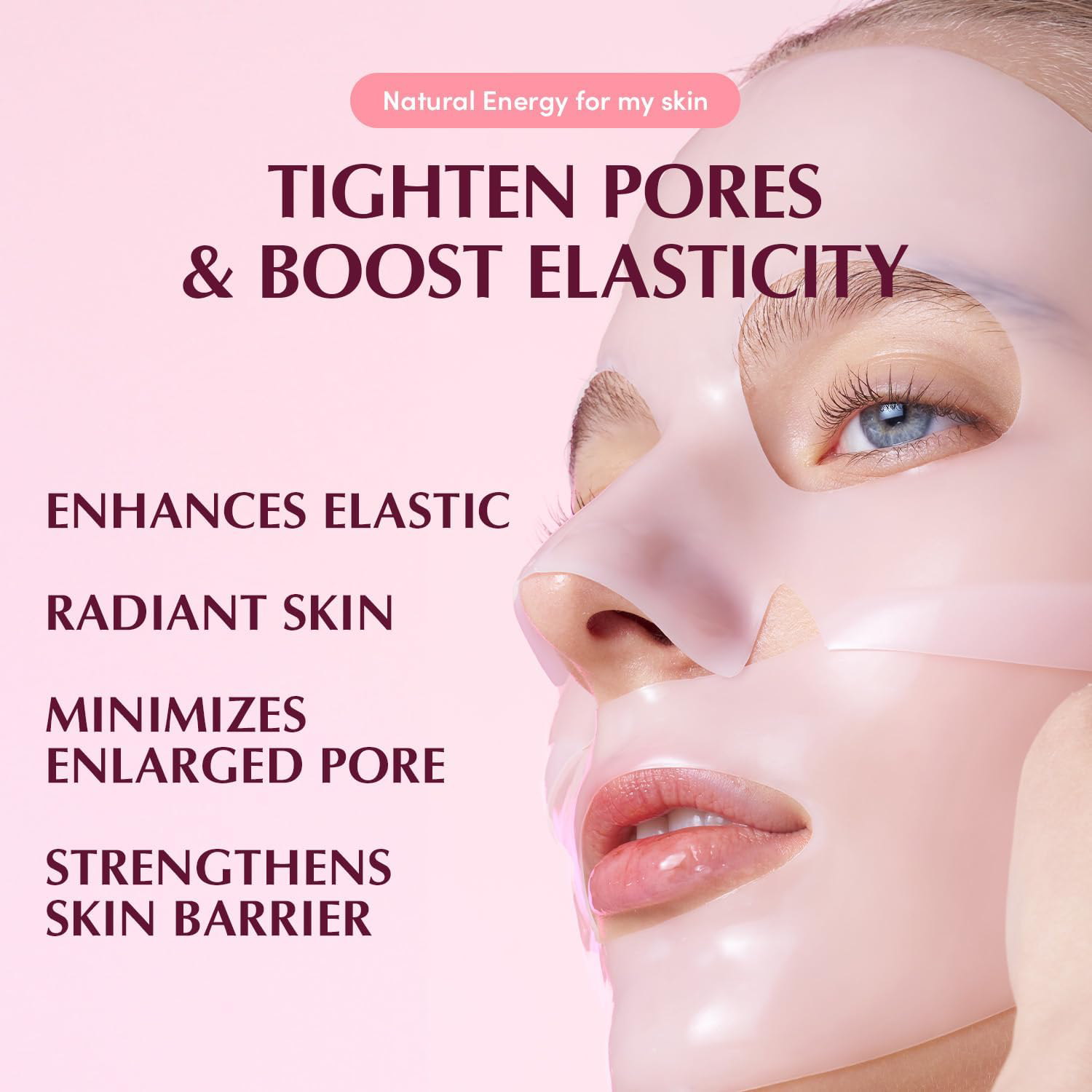 EQQUALBERRY - Collagen Pore-Tight Up Hydrogel Mask 30g. (Pack of 3)